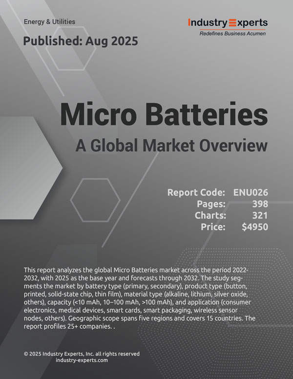 Micro Batteries Market | Trends & Forecasts 2025-2032