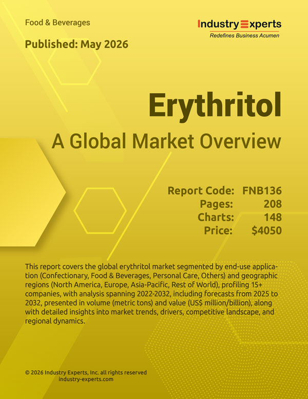 Global Erythritol Market | Trends & Forecast 2025-2032