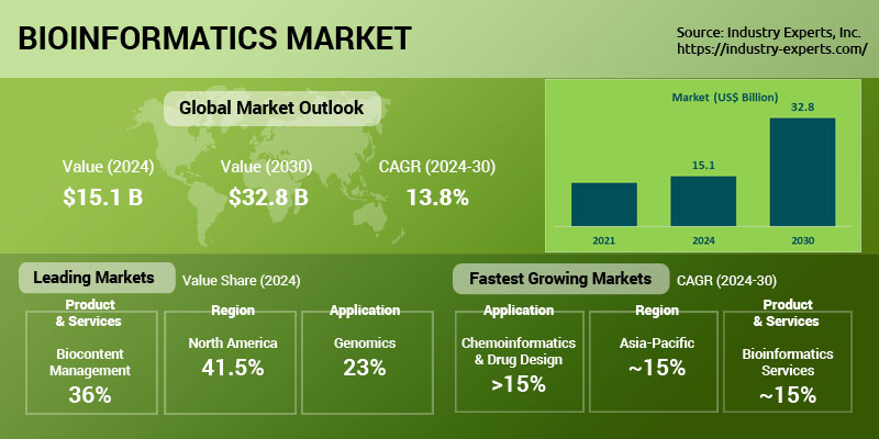 Global Bioinformatics Market Size, Trends and Outlook 2024-2030