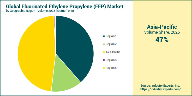Fluorinated Ethylene Propylene (FEP) Market by Region