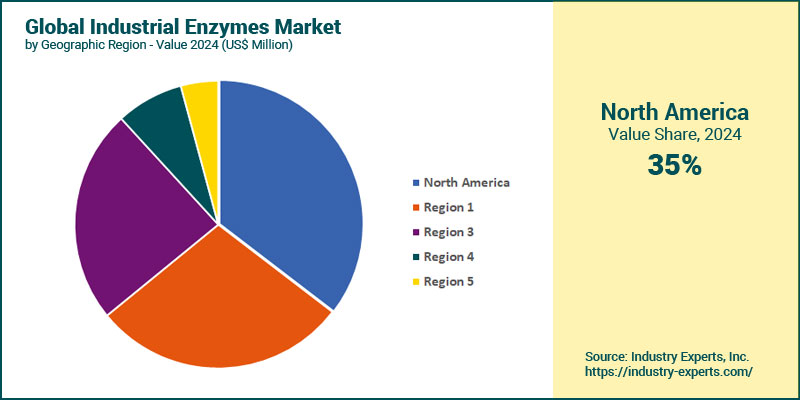 Global Industrial Enzymes Market by Region