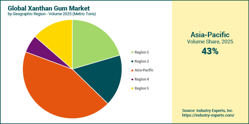 Global Xanthan Gum Market by Region