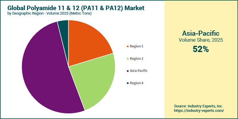 Polyamide 11 & 12 Market by Region